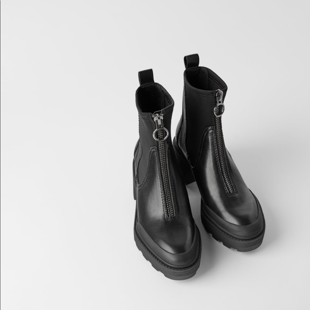 Zara Lug Sole Ankle Boot